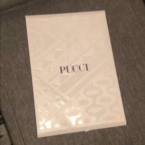 Pucci scarf gift box white. 11 x 15.25 x .5”